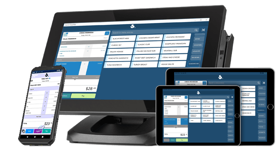 Squirrel POS Terminal, iPad, and all-in-one