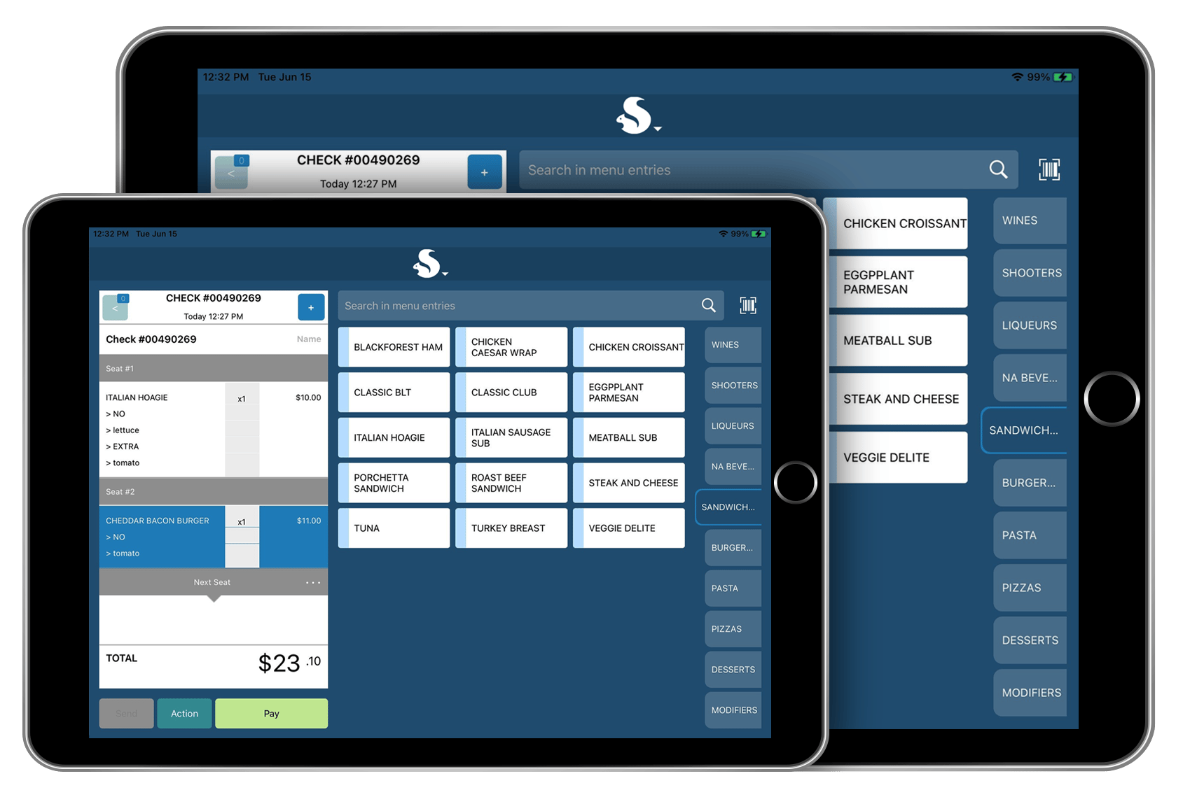 iPad POS for Independent Restaurants enables Table Side Ordering